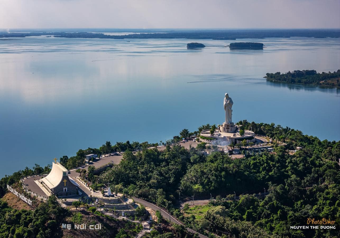 Beautiful Landscape Around the Shrine of Our Lady of Nui Cui